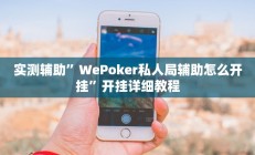 辅助神器“八戒大厅开挂透视方法”其实确实有挂