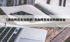 【渭南烤苕皮团购群/渭南烤苕皮团购群微信】