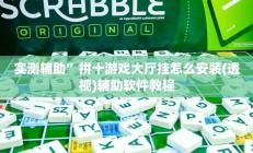 实测辅助“新永和大厅透视软件”(原来确实是有挂)