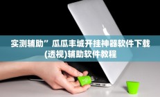 实测辅助”瓜瓜丰城开挂神器软件下载(透视)辅助软件教程