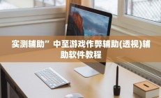 实测辅助”中至游戏作弊辅助(透视)辅助软件教程
