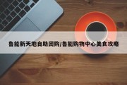 鲁能新天地自助团购/鲁能购物中心美食攻略