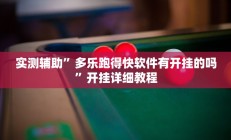 辅助神器“新二号大厅透视挂”详细开挂教程