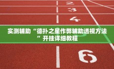 实测辅助“德扑之星作弊辅助透视方法”开挂详细教程