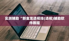 实测辅助“新金龙透视挂(透视)辅助软件教程