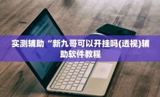 教程辅助“荔浦联盟透视辅助器(透视)辅助软件教程