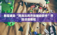 教程辅助“阿当比鸡开挂辅助软件”开挂详细教程
