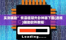 实测辅助”攸县碰胡外卦神器下载(透视)辅助软件教程