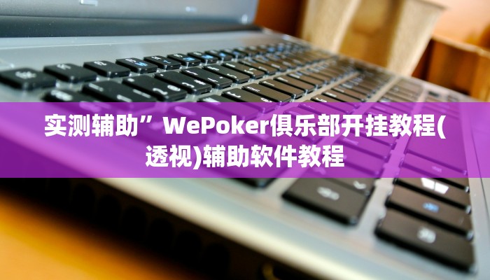 实测辅助”WePoker俱乐部开挂教程(透视)辅助软件教程