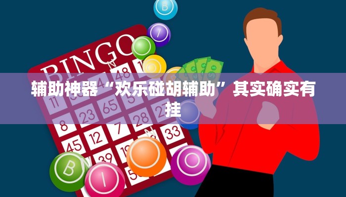 辅助神器“欢乐碰胡辅助”其实确实有挂