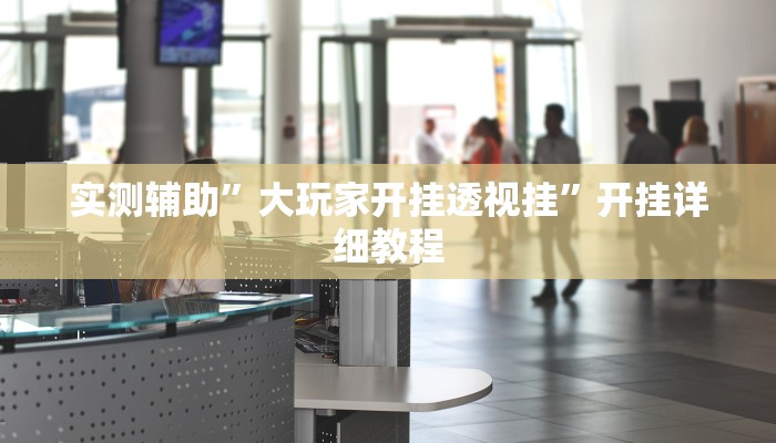 实测辅助”大玩家开挂透视挂”开挂详细教程