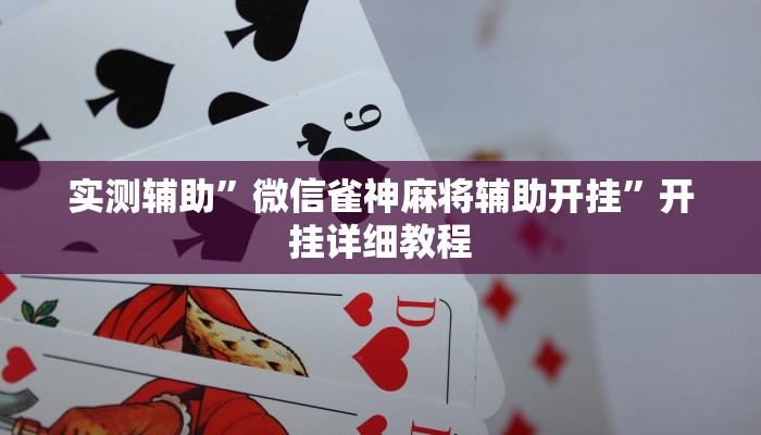 辅助神器“瓜瓜丰城棋牌如何开挂辅助”开挂详细教程