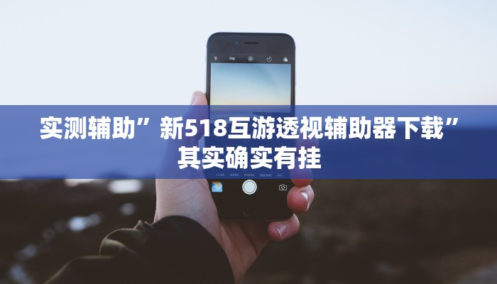 实测辅助”新518互游透视辅助器下载”其实确实有挂