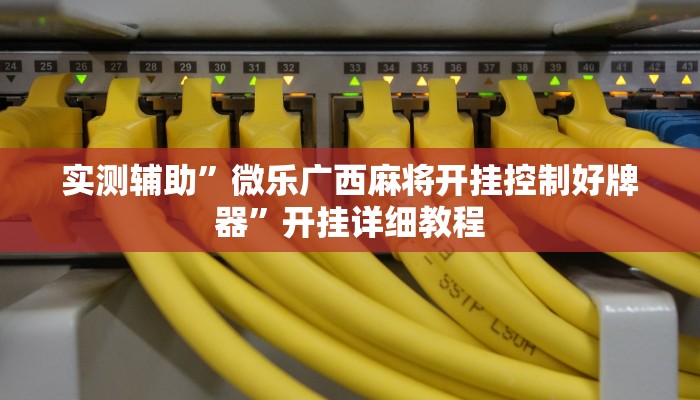 实测辅助”微乐广西麻将开挂控制好牌器”开挂详细教程