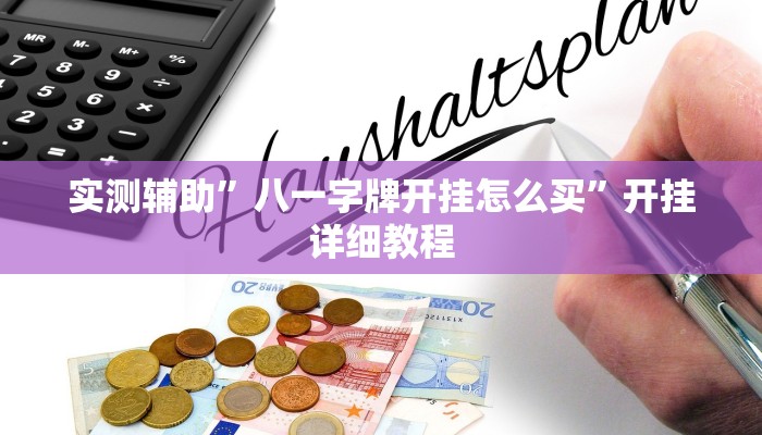 实测辅助”八一字牌开挂怎么买”开挂详细教程