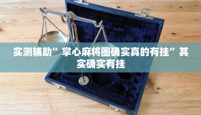 实测辅助”掌心麻将圈确实真的有挂”其实确实有挂