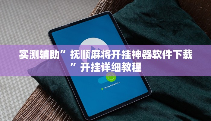实测辅助”抚顺麻将开挂神器软件下载”开挂详细教程