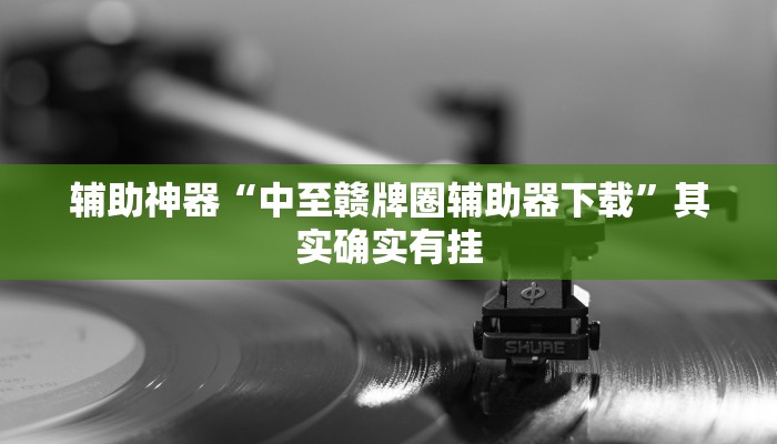 辅助神器“中至赣牌圈辅助器下载”其实确实有挂